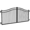 Freedom (Common: 12-ft; Actual: 12-ft) Black Aluminum Driveway Gate at ...