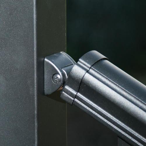 Freedom Cambridge Matte Black Aluminum Stair Post Connector At