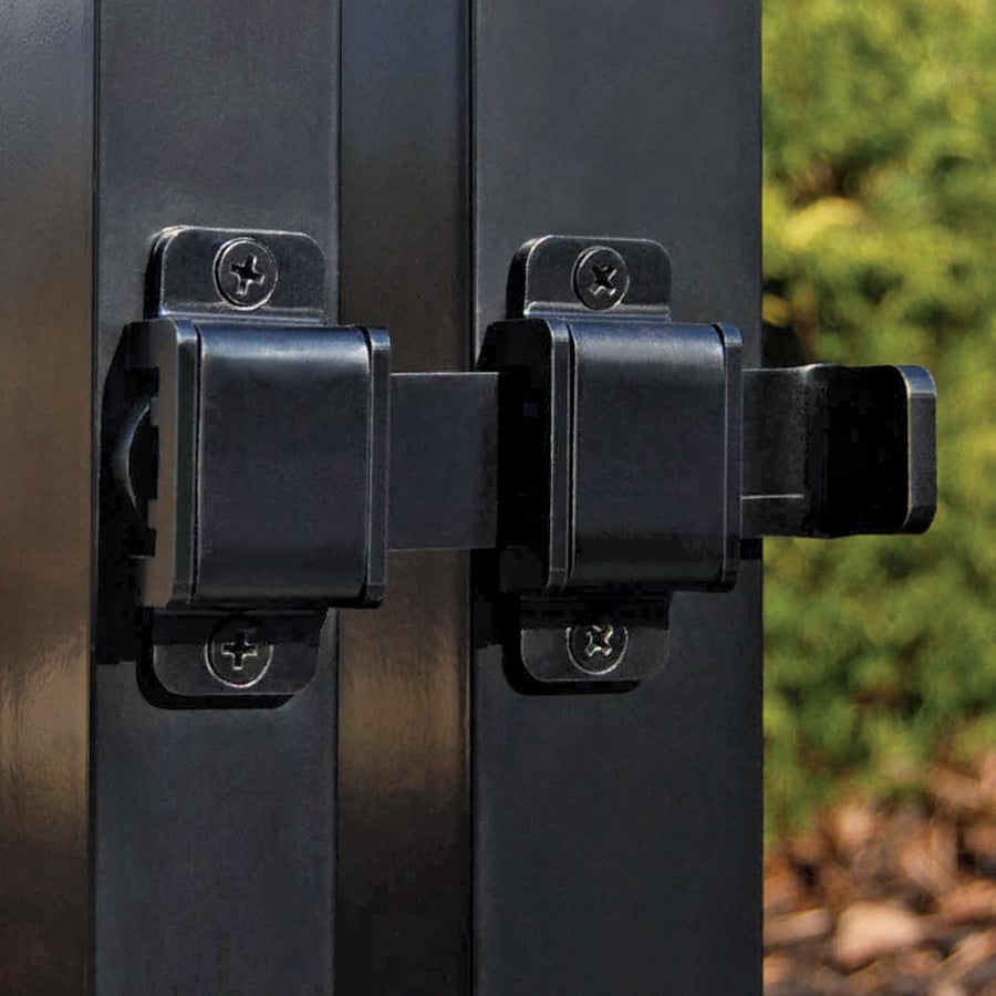 BOERBOEL 5-in Steel-painted Gate Latch in the Gate Hardware department ...