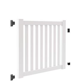 Barrette Outdoor Living Colorado 5 ft. W x 4 ft. H White Vinyl Un-Assembled Fence Gate