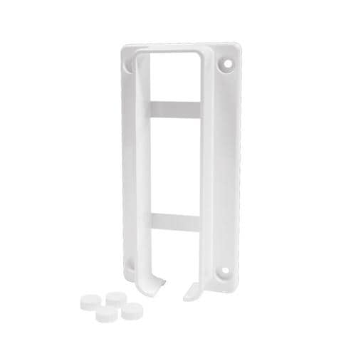 Freedom Ready-to-Assemble White Vinyl Fence Bracket Vinyl Fence In The ...