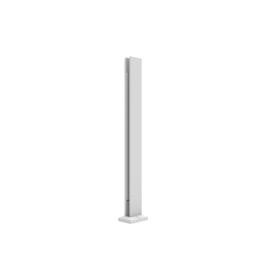 Freedom (Common: 4-ft; Actual: 6.89-in x 5.26-in x 3.724-ft) White Aluminum Deck Post
