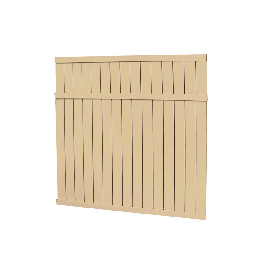 Freedom 6ft x 6ft Estate Fence Panel (Desert Sand) at Lowes.com