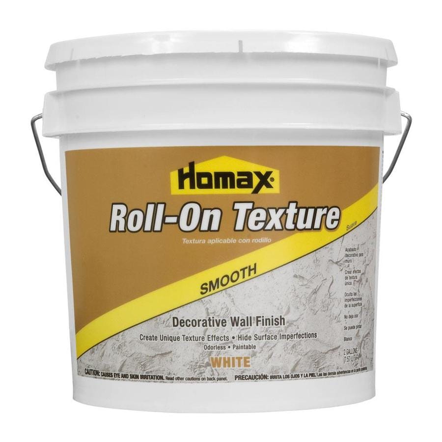 Homax Roll On Texture 2 Gallon White Multiple Finishes Wall And