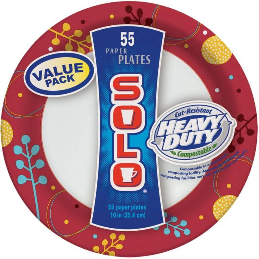 Kingsford Heavy-Duty 10 in. Round Paper Plates (35-Count)