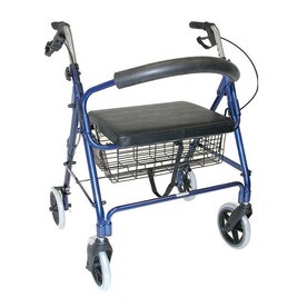 UPC 041298001683 product image for DMI Royal Blue Fold-Up/Easy Storage Rollator | upcitemdb.com