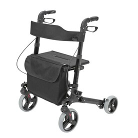 UPC 041298501213 product image for HealthSmart Black Fold-Up/Easy Storage Rollator | upcitemdb.com