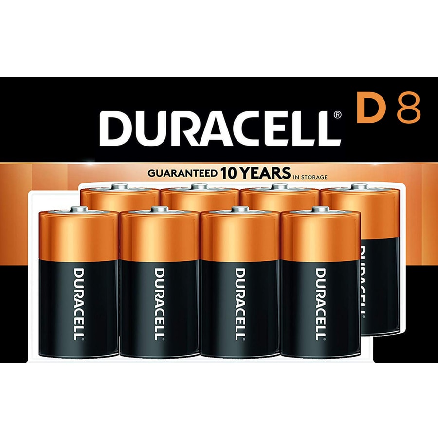 Shop Duracell Coppertop Alkaline D Batteries 8 Pack At
