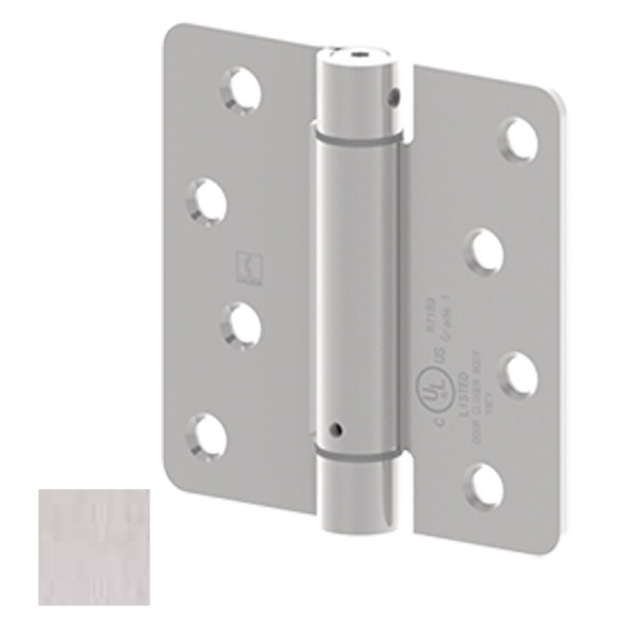 Hager 3 1 2 In Satin Chrome 1 4 In Radius Mortise Door Hinge At