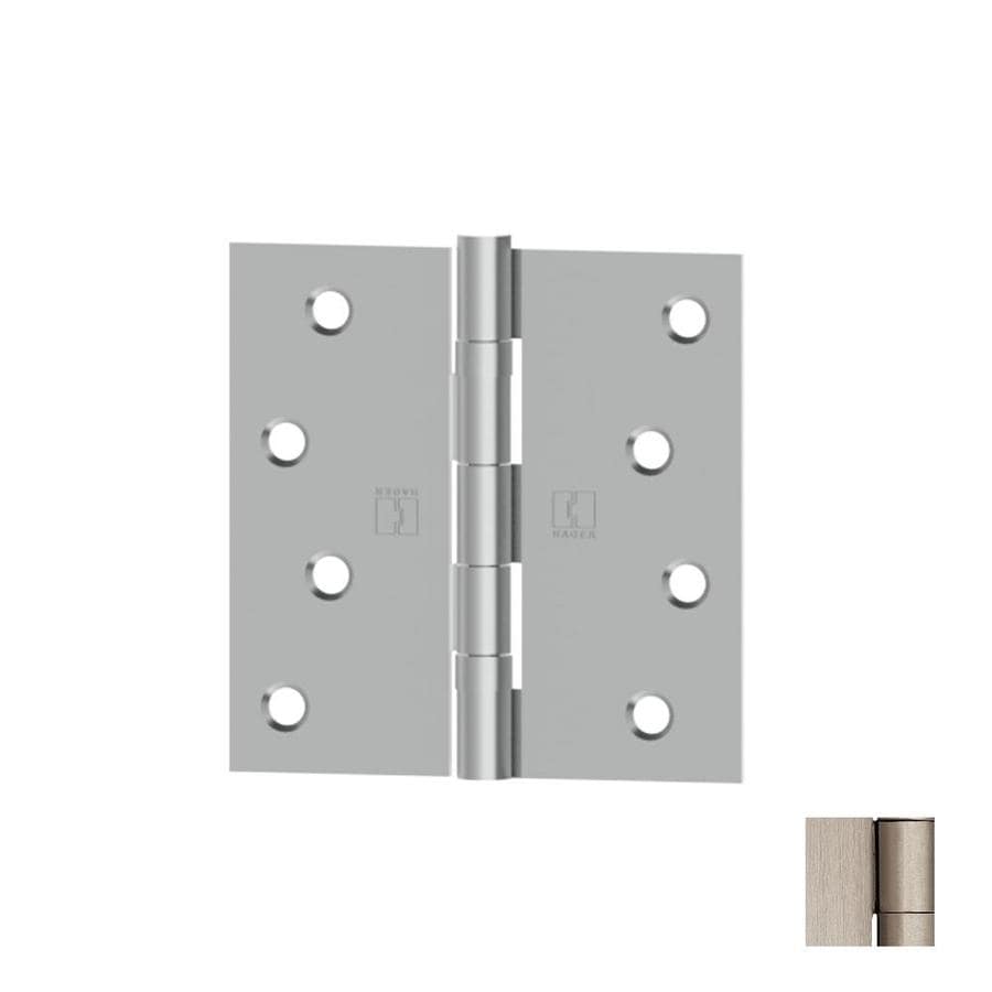 Hager 3 1 2 In Satin Nickel Mortise Door Hinge At Lowes Com