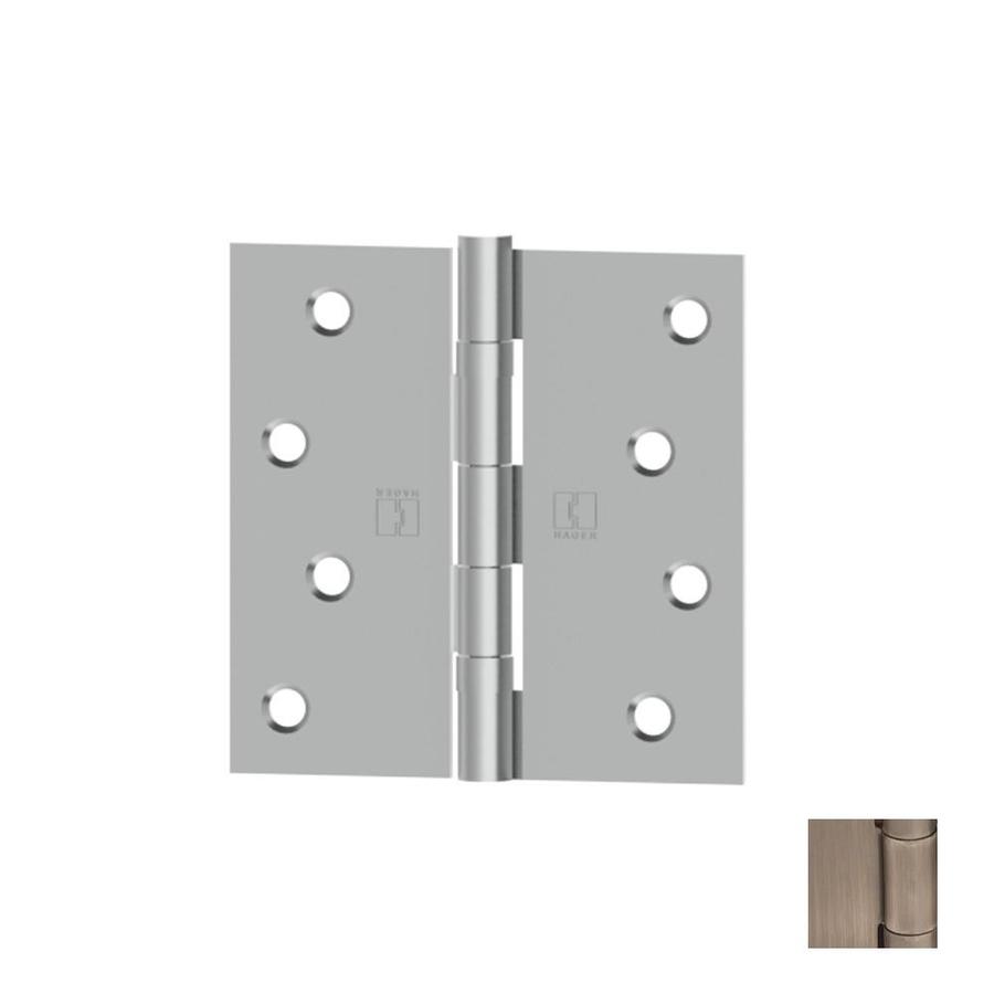 Hager 3 1 2 In Pewter Mortise Door Hinge At Lowes Com