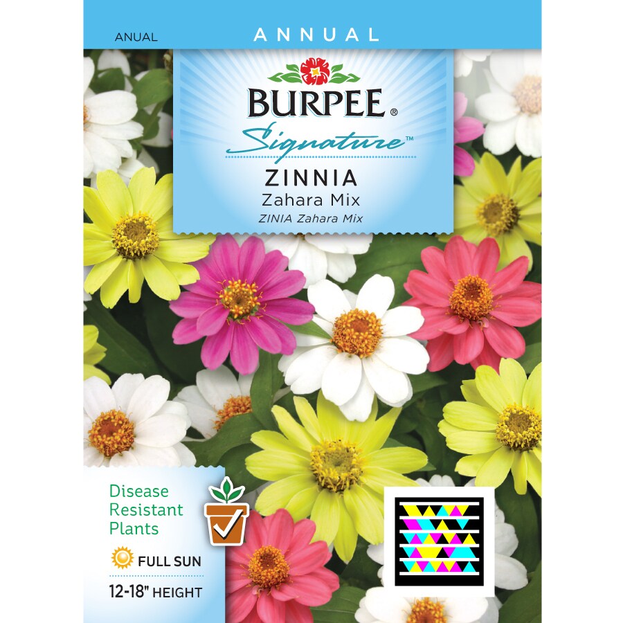 Burpee Zinnia Flower Seed Packet At Lowes.com