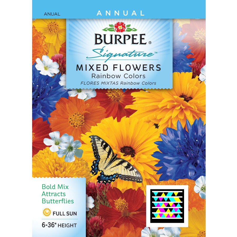Burpee Mixed Flowers Flower Seed Packet in the Flower Seeds department at