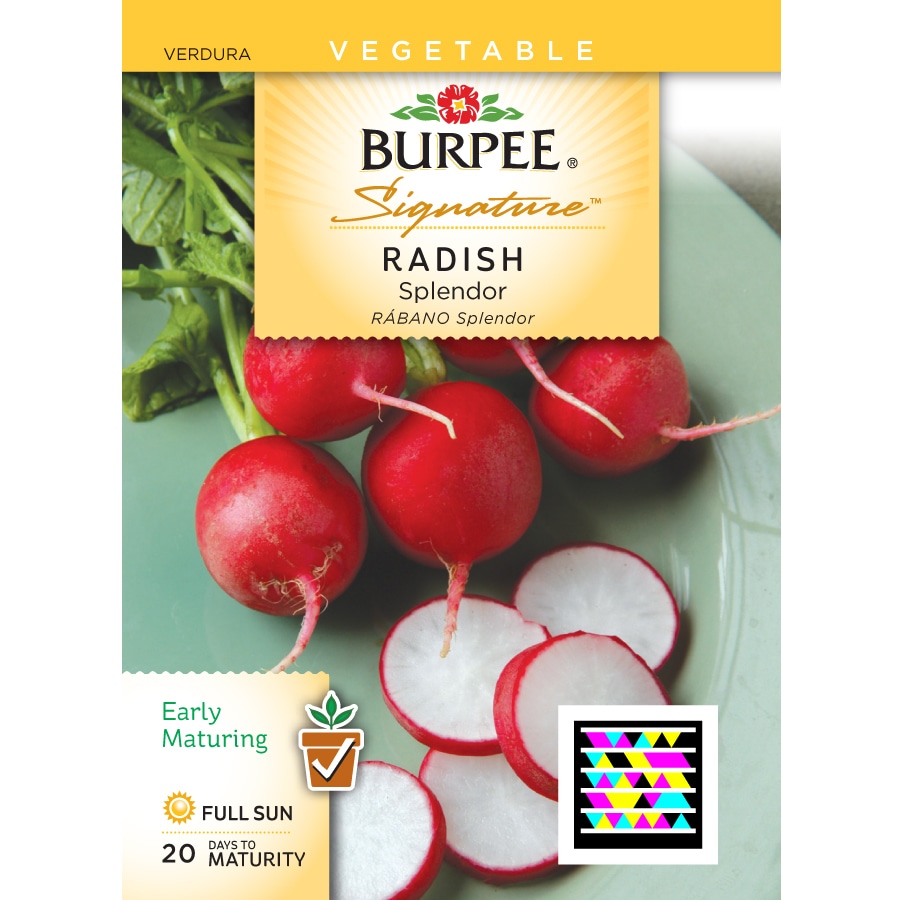Burpee Radish Vegetable Seed Packet at