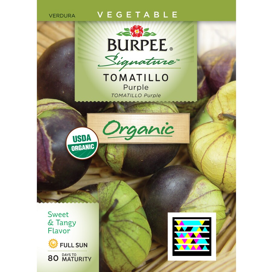 Burpee Tomatillo Organic Vegetable Seed Packet at