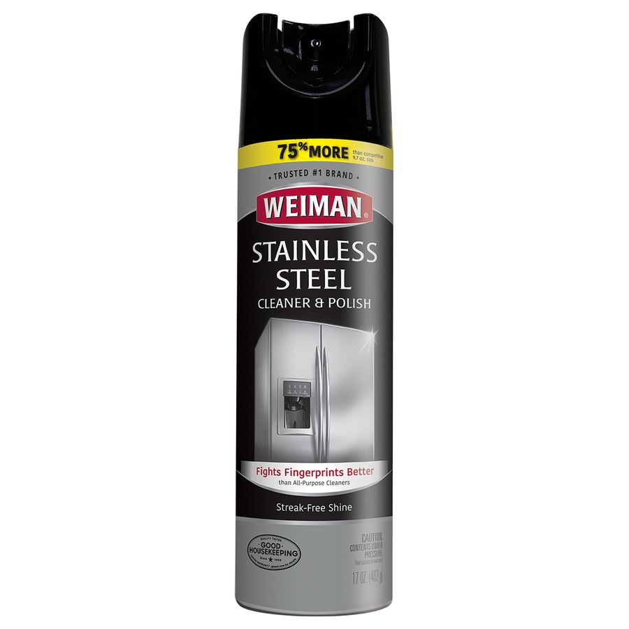 Weiman Stainless Steel Cleaner Polish 355ml Wm76 Stainless Steel Cleaner Stainless Steel Kitchen Appliances Stainless Steel