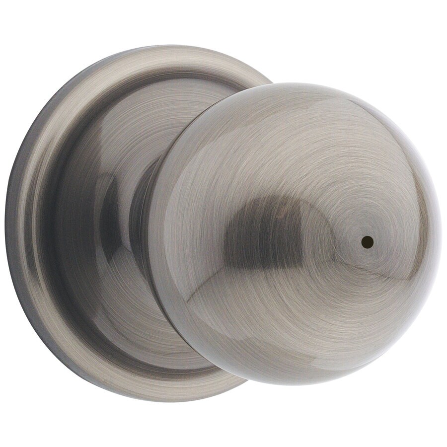 Kwikset Signature Circa Antique Nickel Round TurnLock Privacy Door