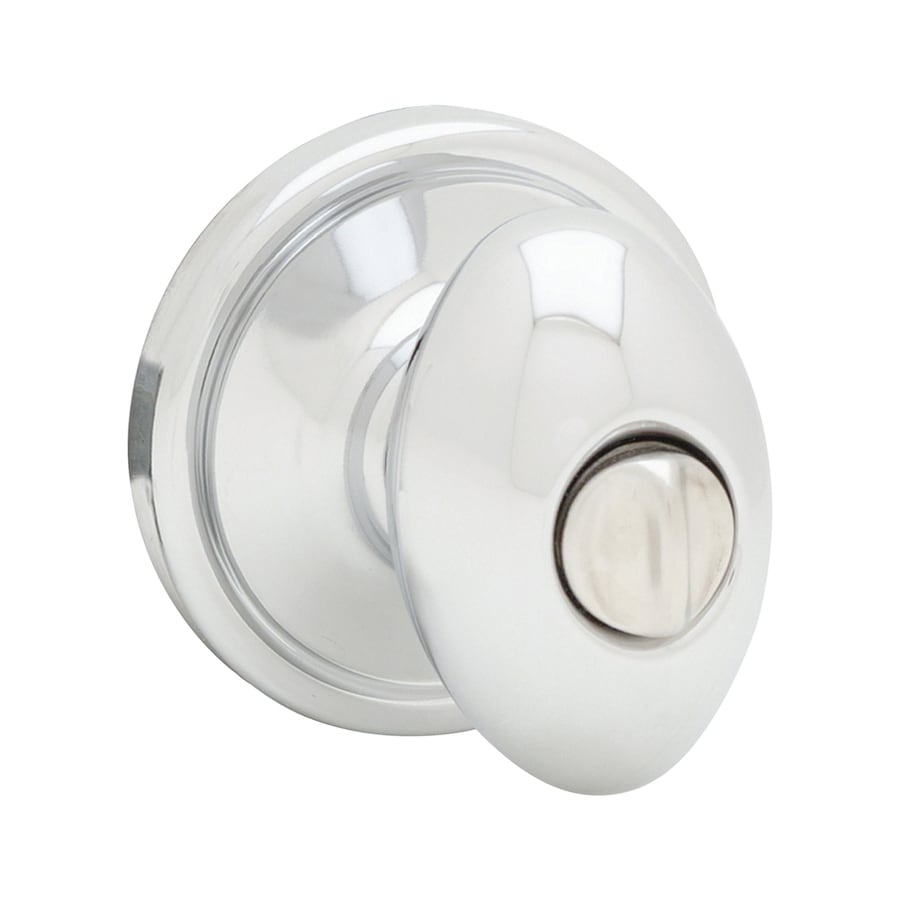 Kwikset Signature Laurel Polished Chrome Privacy Door Knob Single Pack