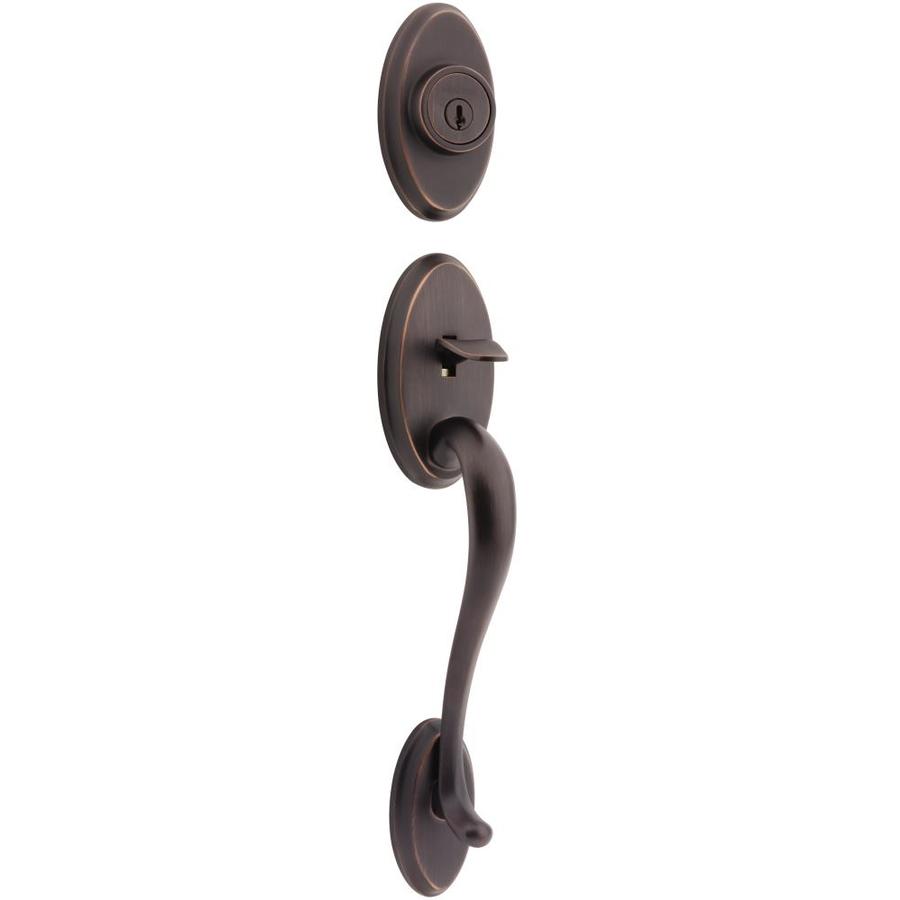Shop Kwikset Shelburne Adjustable Bronze Entry Door Exterior