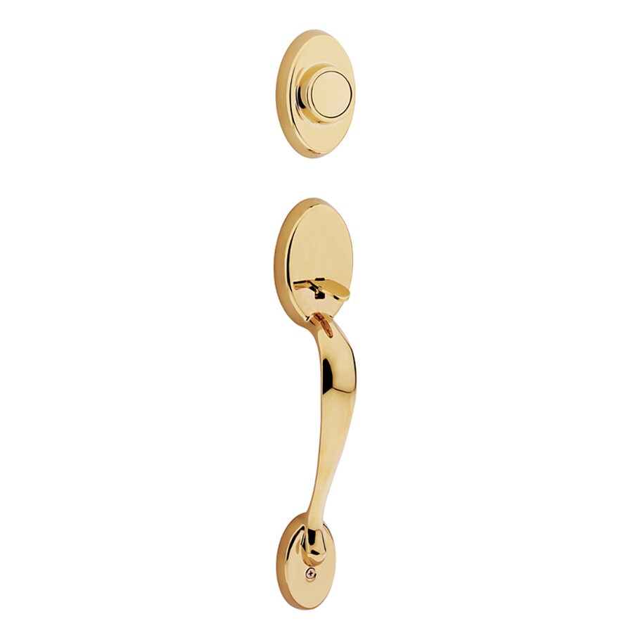 Kwikset Signature Chelsea Lifetime Polished Brass Dummy Handle