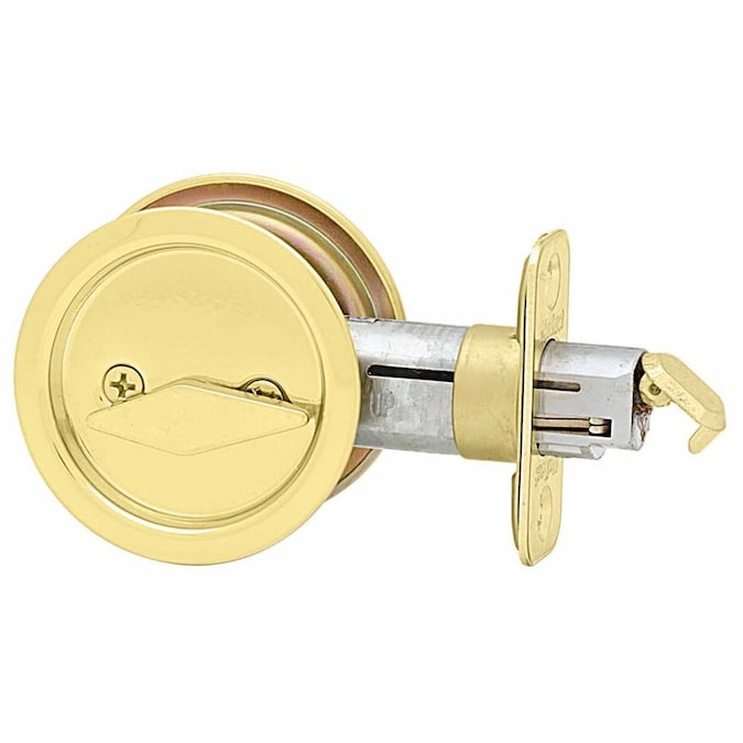 Kwikset 21/8in Brass Privacy Pocket Door Pull in the Pocket Door Pulls department at