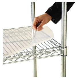 Alera Shelf Liners For Wire Shelving, Clear Plastic, 36w x 18d, 4/Pack -ALESW59SL3618