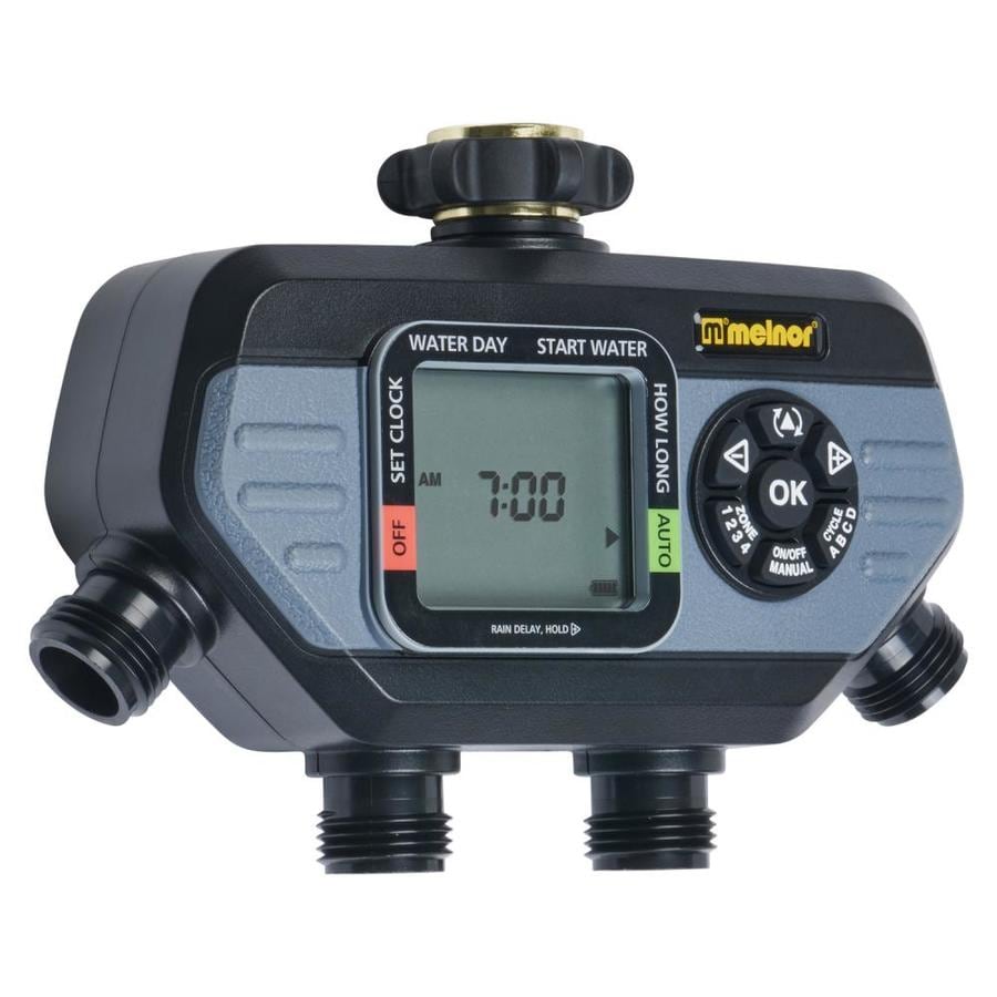 Melnor 4 Output Port Digital Hose End Timer in the HoseEnd Water