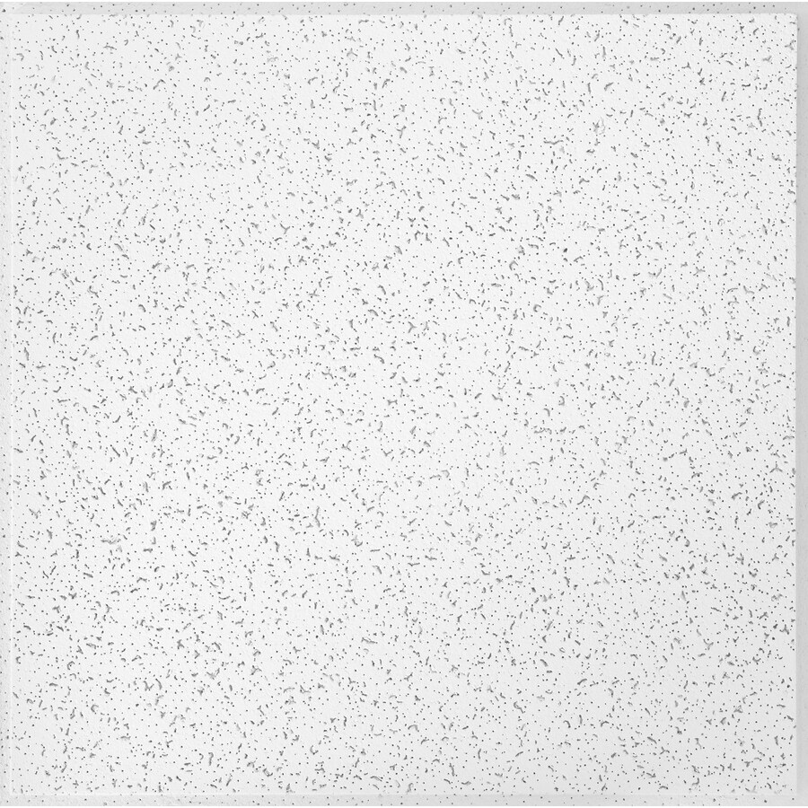 Common 24 In X 24 In Actual 23 532 In X 23 532 In Random Textured Contractor 16 Pack White Fissured 15 16 In Drop Acoustic Panel Ceiling Tiles