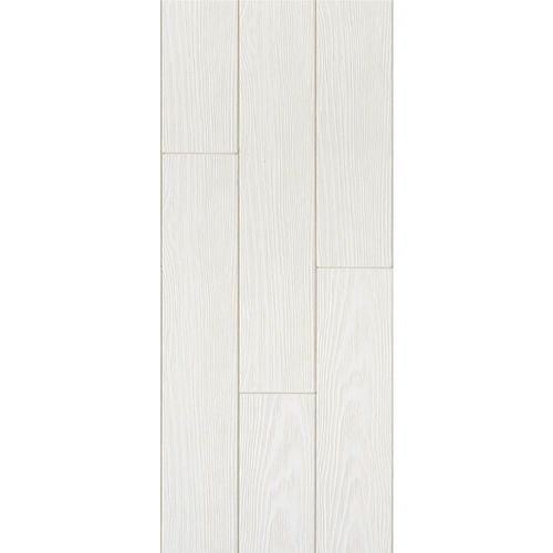 Common 48 In X 6 In Actual 48 672 In X 6 682 In Country Classic Plank 20 Pack White Faux Wood Surface Mount Acoustic Plank Ceiling Tiles