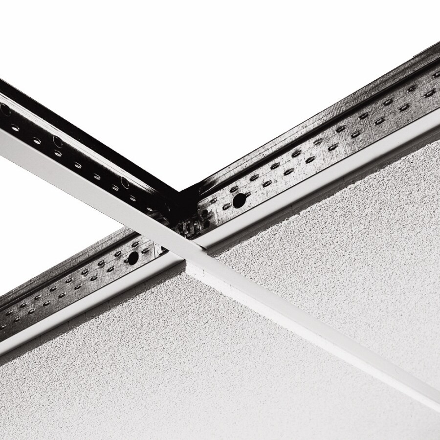 Armstrong Suprafine 9 16 in Exposed Tee Grid System White Ceiling Grid 