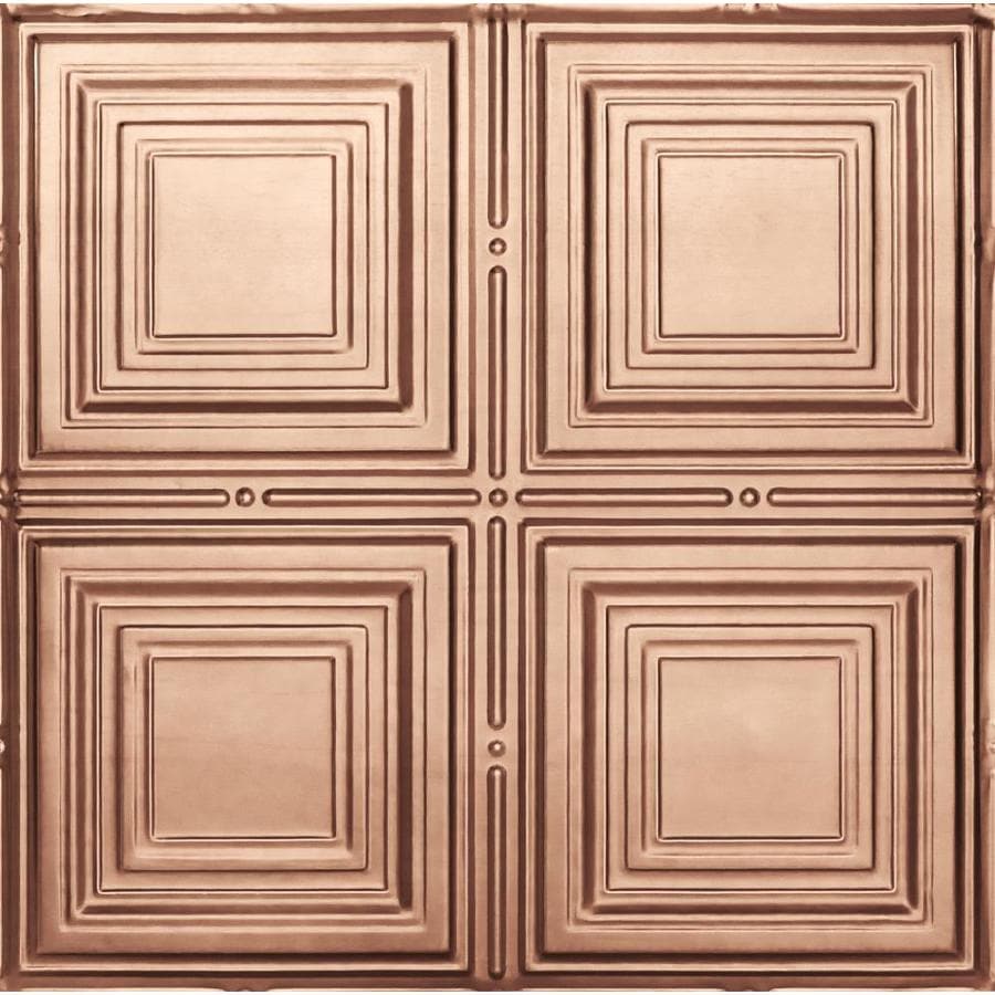 Copper Ceiling Tiles At Lowes Com