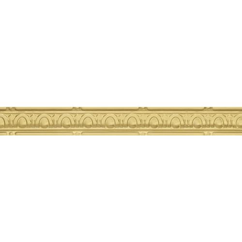 Armstrong Ceilings 4 Ft Brass Metal Crown Ceiling Grid Trim At