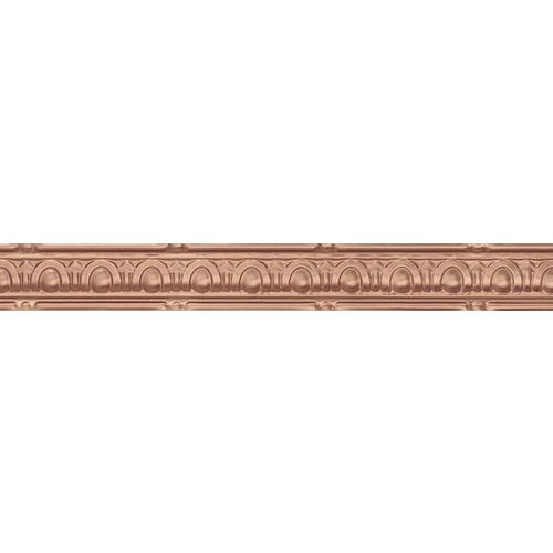 Armstrong Ceilings 4 Ft Copper Metal Crown Ceiling Grid Trim