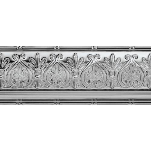 Armstrong Ceilings Metallaire Floral Cornice 4 Ft Chrome