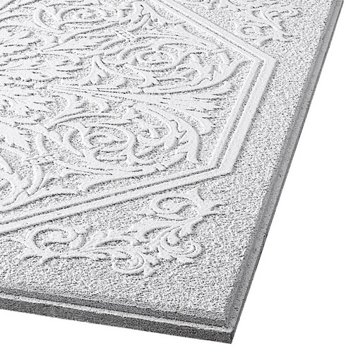 Cirrus Classic Motifs Embassy Beveled Tegular Ceiling Tile