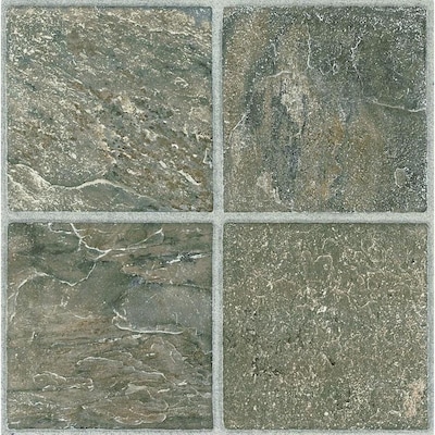 Style Selections 1 Piece 12 In X 12 In Tumbled Stone Peel And