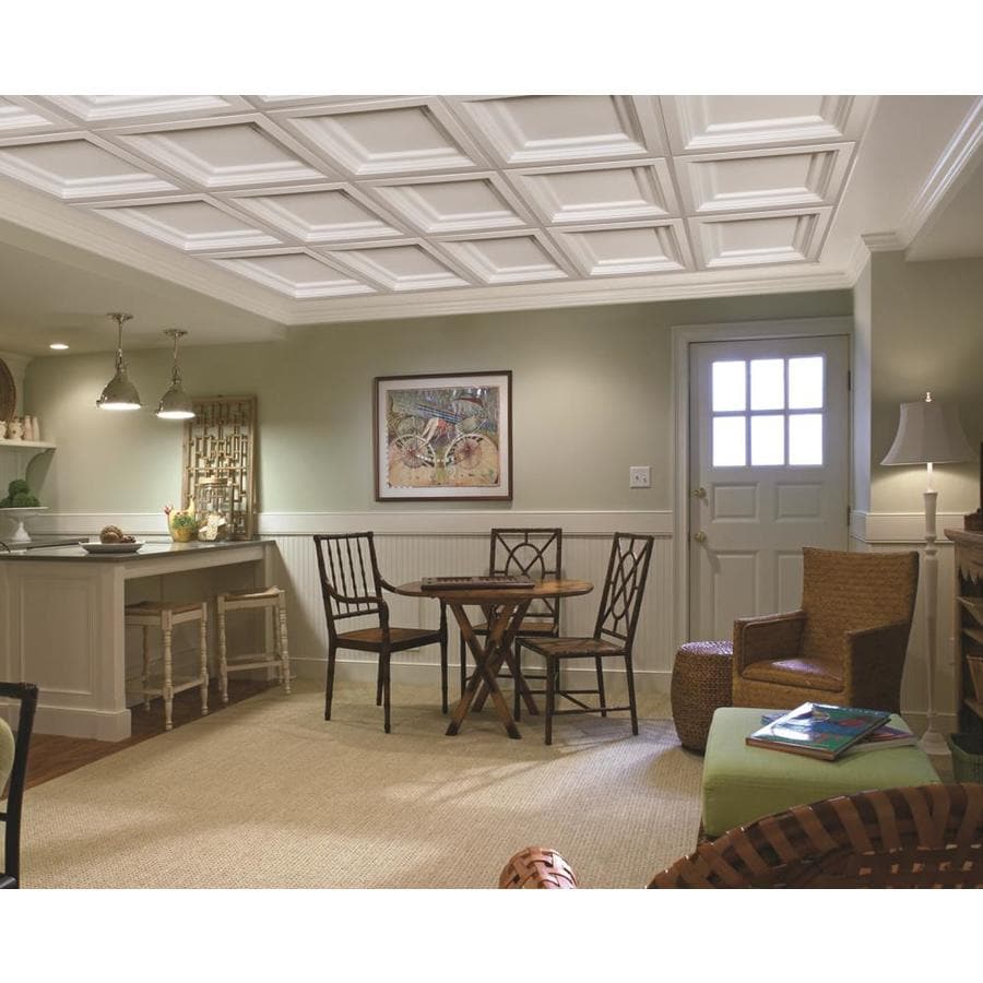 Armstrong Ceilings Common 24 In X 24 In Actual 23 75 In