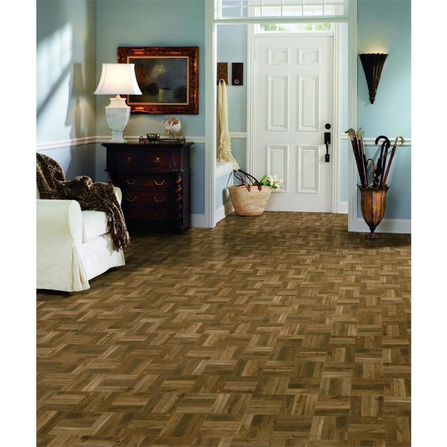 Armstrong Flooring Terraza 1-piece 12-in x 12-in Parquet Wood Peel and ...