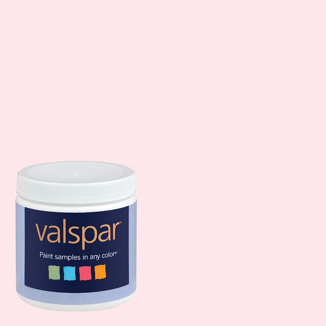 Valspar 8 Oz Paint Sample Pink Whisper In The Samples Department At Com - Bedroom Valspar Pink Paint Colors