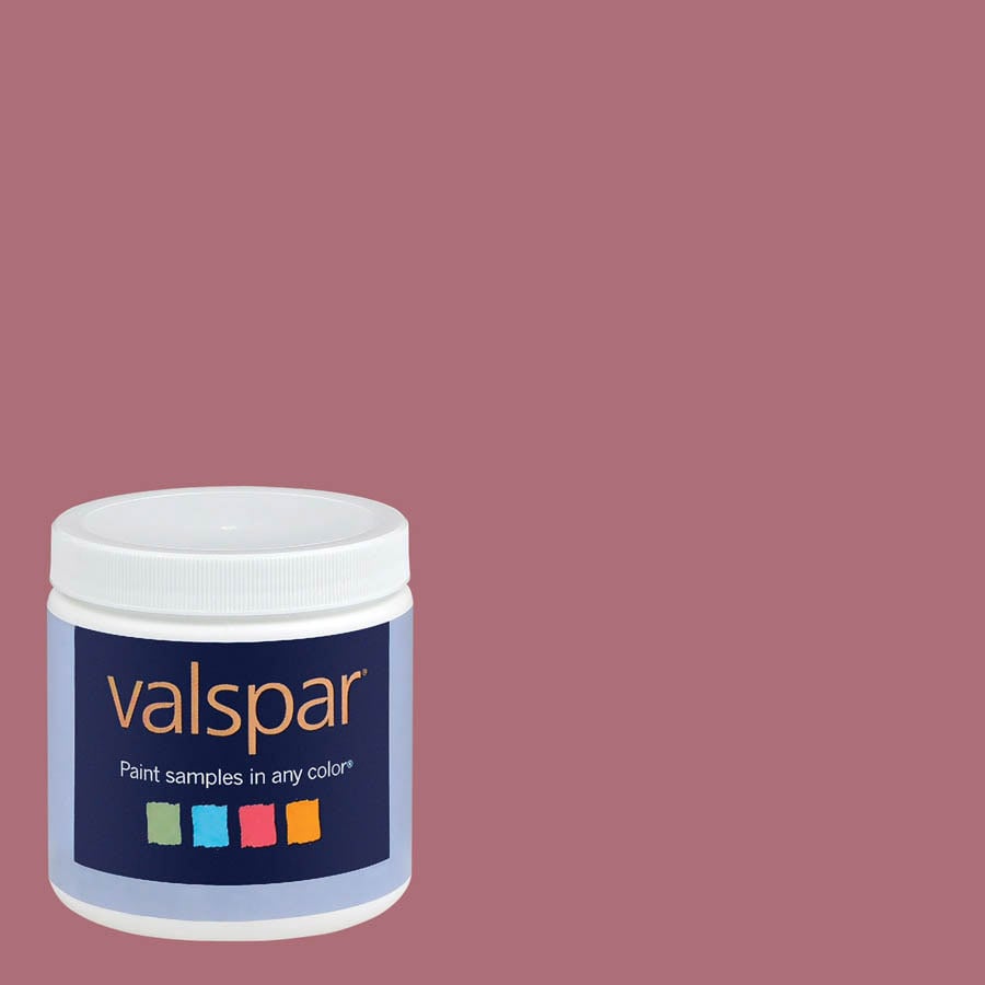 Valspar 8 Oz High Country Rose Interior Satin Paint Sample