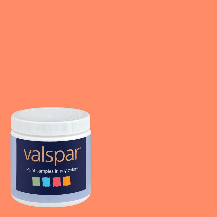 Valspar 8 oz. Paint Sample Orange Slice in the Paint Samples