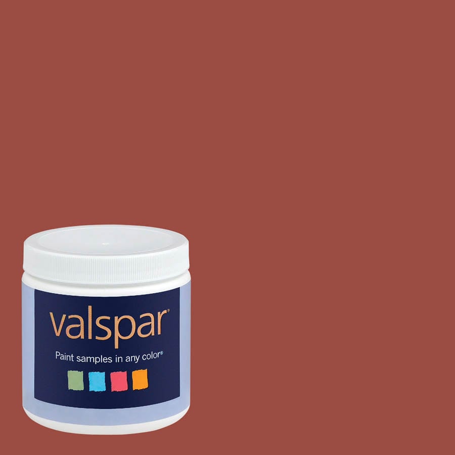 Valspar 8 Oz Paint Sample La Fonda Antique Red At Lowes Paint Sample La Fonda Antique Red