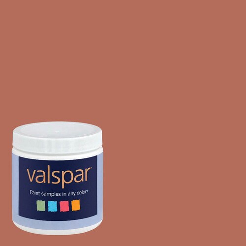 Valspar 8 oz. Paint Sample La Fonda Deep Clay Red in the Paint