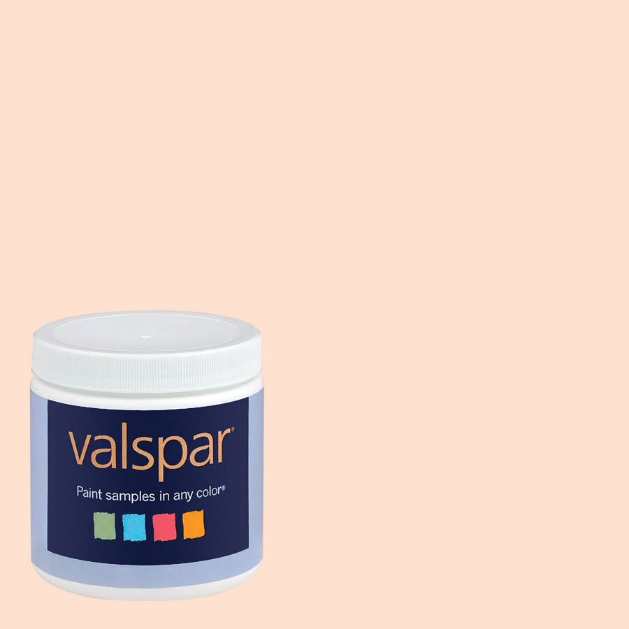 Valspar 8 oz. Paint Sample - Barely Pink in the Paint Samples department at