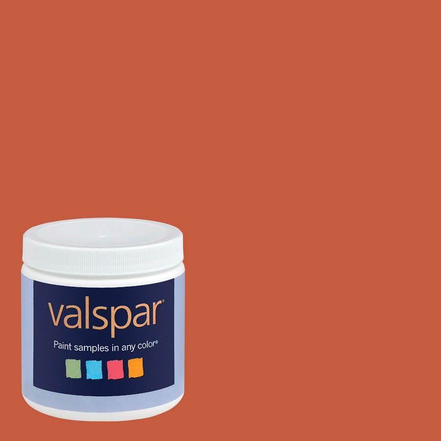 Valspar 20105ORANGEMAPLE 8 oz. Paint Sample - Orange Maple