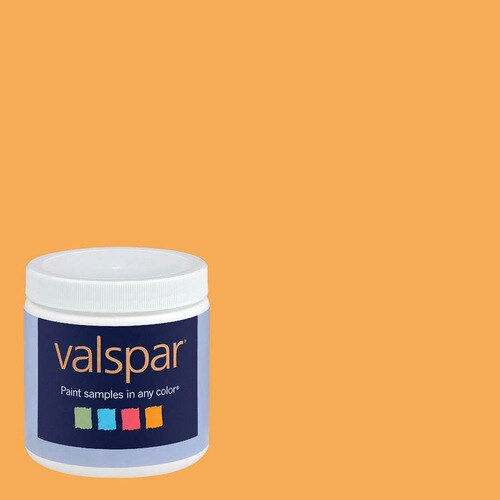 Valspar 8 oz. Paint Sample Caramel Honey in the Paint Samples