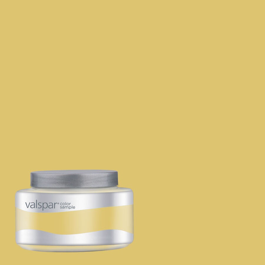 Valspar Redstone Dining Room Gold Interior Satin Paint Sample at