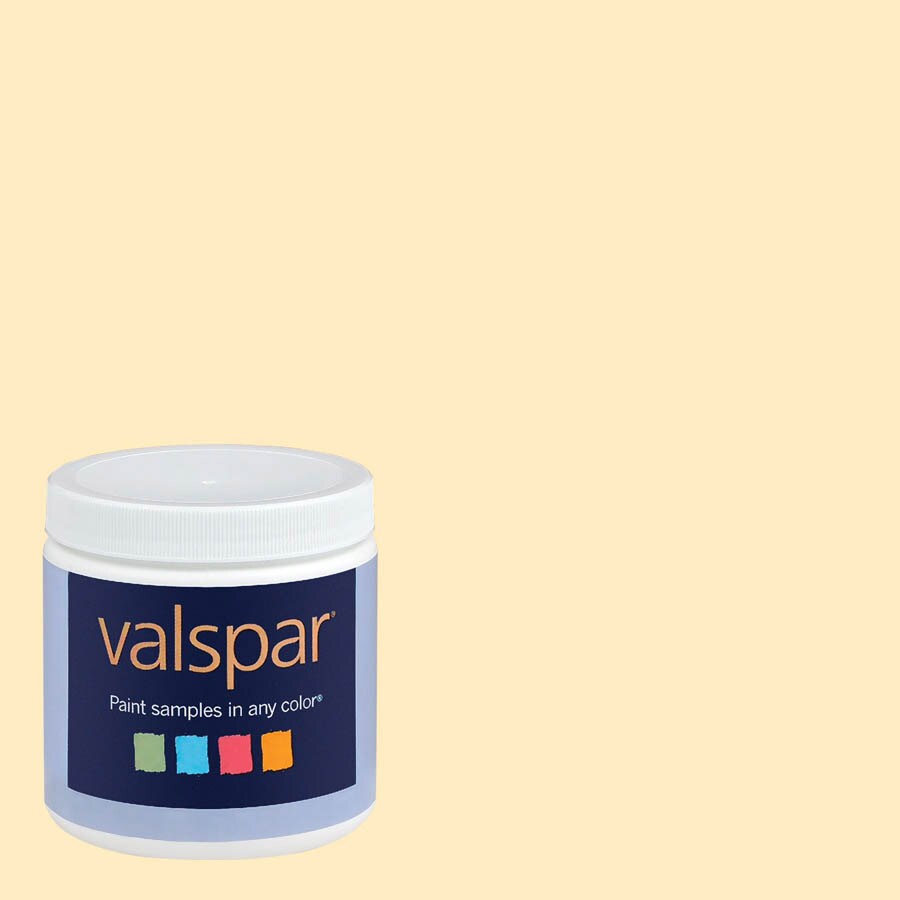Valspar 8oz Oyster Bisque Interior Satin Paint Sample in the Paint