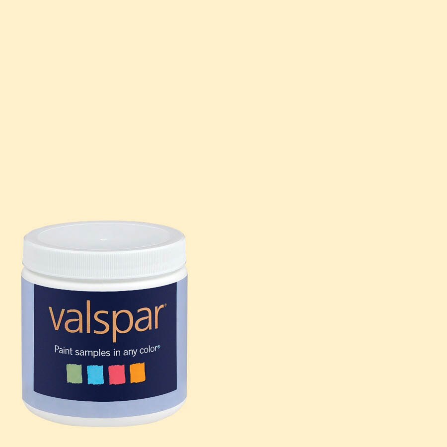 Valspar Yellow Bliss Interior Satin Paint Sample at