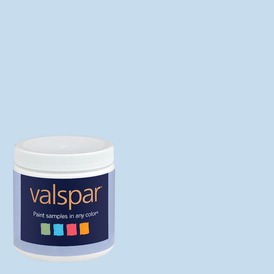 Valspar 8 Oz Clear Blue Sky Interior Satin Paint Sample At Valspar 8 Oz Clear Blue Sky Interior Satin Paint Sample